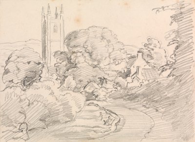 Widecombe Village door John Linnell