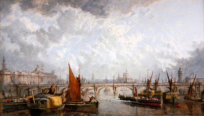 Een uitzicht op Somerset House, St. Paul