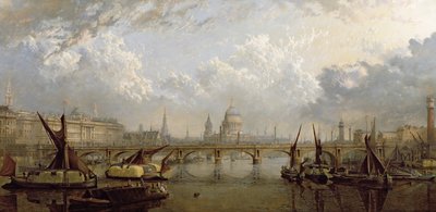 Uitzicht op Londen door John MacVicar Anderson