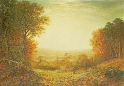 Op Hampstead Heath in 1862 of Wanneer de Zon in Glorie Verbleekt, 1862 door John MacWhirter