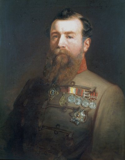 Brigadegeneraal Sir Harry Lumsden CB (1821-96) c.1866 door John Maclaren Barclay