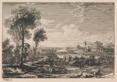 Een klassieke stad door John Martin