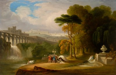 Alexander en Diogenes door John Martin