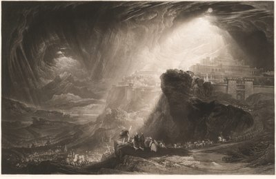 Jozua Beveelt de Zon Stil te Staan door John Martin
