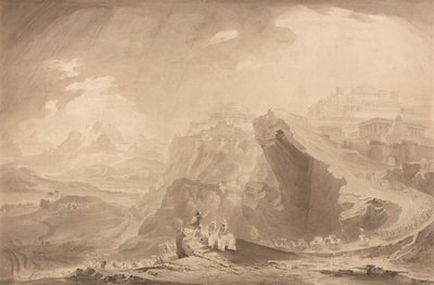 Jozua Gebiedt de Zon Stil te Staan door John Martin