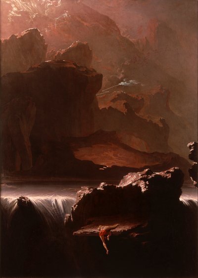 Sadak op Zoek naar de Wateren van Vergetelheid door John Martin