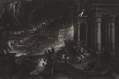De zevende plaag door John Martin