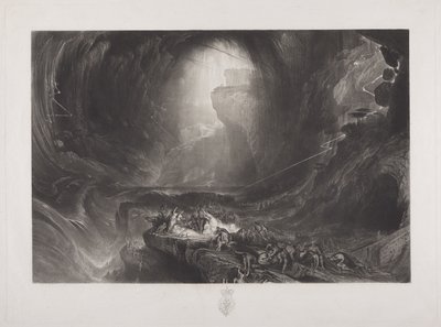 De Zondvloed, ca. 1828 door John Martin