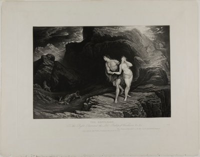 De Verdrijving, uit Illustraties van de Bijbel door John Martin