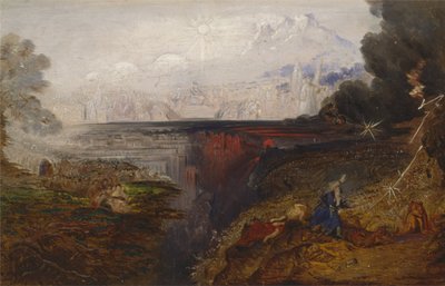 Het laatste oordeel (studie) door John Martin