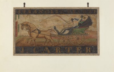 Herbergteken: J. Carter verso, 1940 door John Matulis