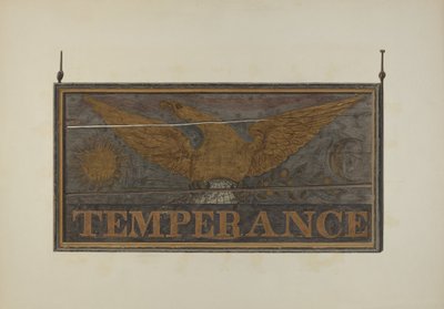 Herbergteken: Matigheid, ca. 1940 door John Matulis