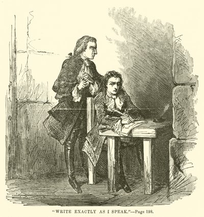 Illustratie voor A Tale of Two Cities door Charles Dickens door John McLenan