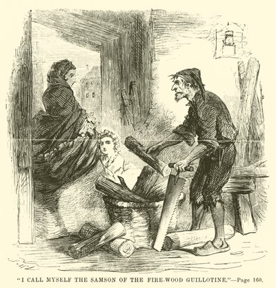 Illustratie voor A Tale of Two Cities door Charles Dickens door John McLenan