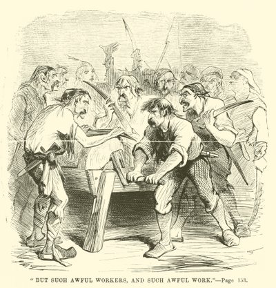 Illustratie voor A Tale of Two Cities door Charles Dickens door John McLenan