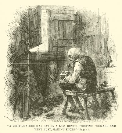 Illustratie voor Een verhaal over twee steden door Charles Dickens door John McLenan