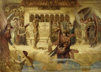 De Vestingwerken van Gods Huis door John Melhuish Strudwick