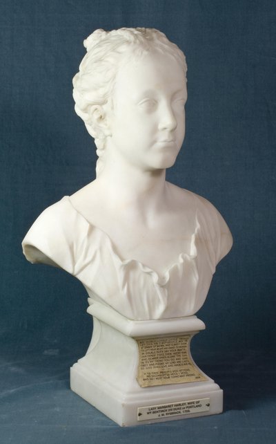 Buste van Margaret Cavendish, later Hertogin van Portland, ca. 1723 door John Michael Rysbrack