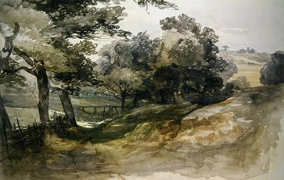 Een schaduwrijk laantje, Tunbridge Wells door John Middleton
