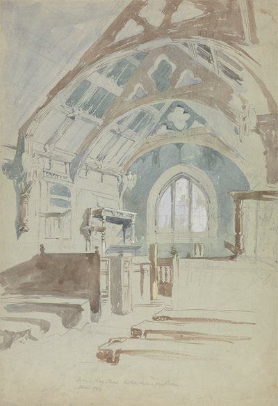 Interieur van Rag Chapel, Sir Robert Vaugn