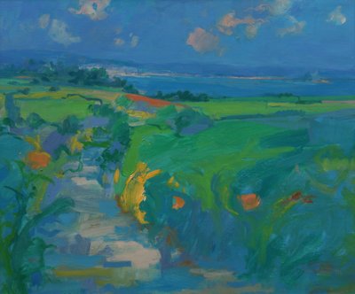 Mounts Bay Impressie, 1992 door John Miller