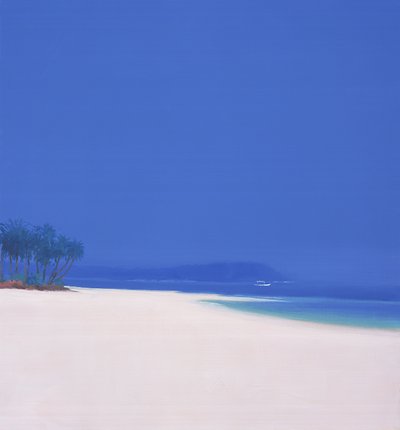 Witte Vissersboot, 2002 door John Miller
