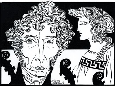 Luigi Cherubini met Médée (personage uit de gelijknamige opera comique) door John Minnion