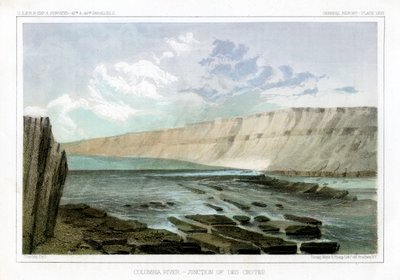 Columbia Rivier, Kruising van de Des Chutes, 1856 door John Mix Stanley