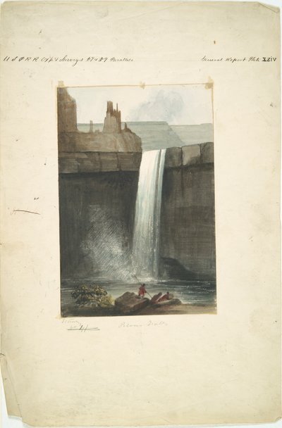 Peluse Watervallen door John Mix Stanley
