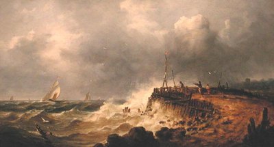 Een stormachtige dag door John Moore