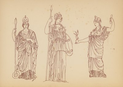 Oud-Griekse vrouwelijke kleding door John Moyr Smith