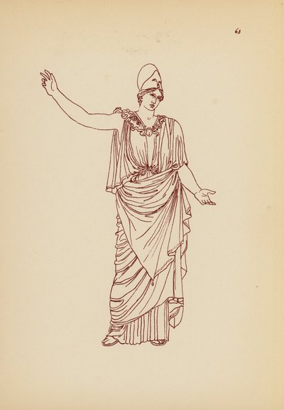 Oud-Griekse vrouwelijke kleding door John Moyr Smith