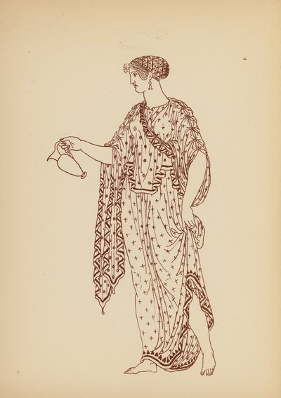 Oud Griekse Vrouwelijke Kleding door John Moyr Smith