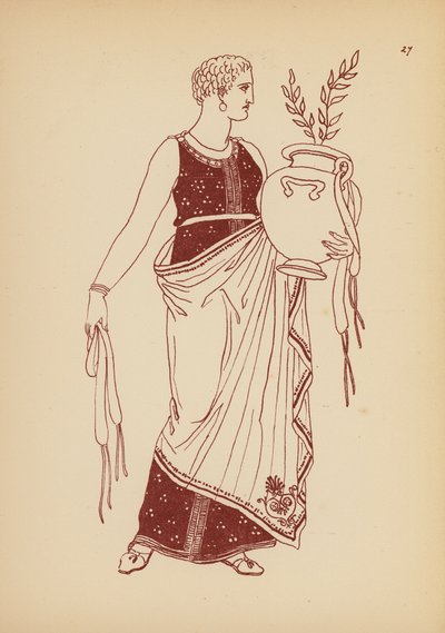 Oud-Griekse vrouwelijke kleding door John Moyr Smith