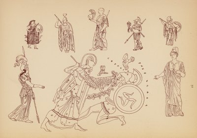 Oud-Griekse vrouwelijke kleding door John Moyr Smith