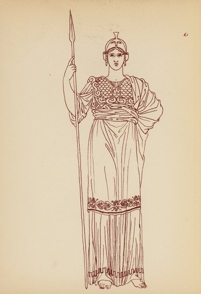 Oud-Griekse vrouwelijke kleding door John Moyr Smith
