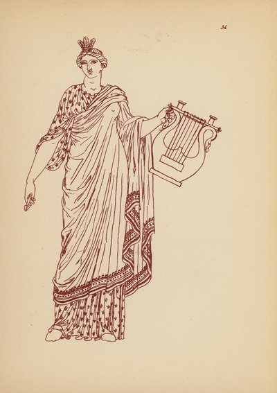 Oud-Grieks Vrouwelijk Kostuum door John Moyr Smith