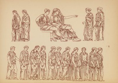 Oud-Grieks vrouwelijk kostuum door John Moyr Smith