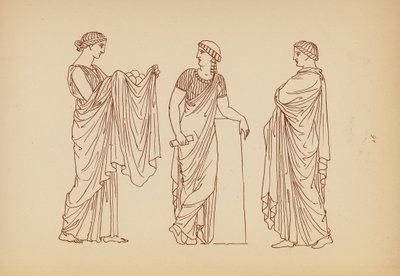 Oud-Griekse vrouwelijke kleding door John Moyr Smith
