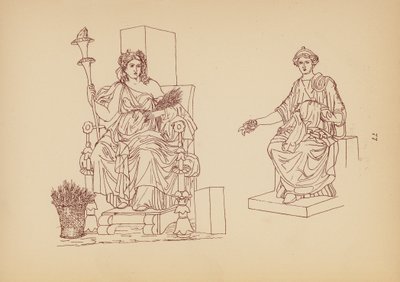 Oud-Griekse Vrouwelijke Kleding door John Moyr Smith