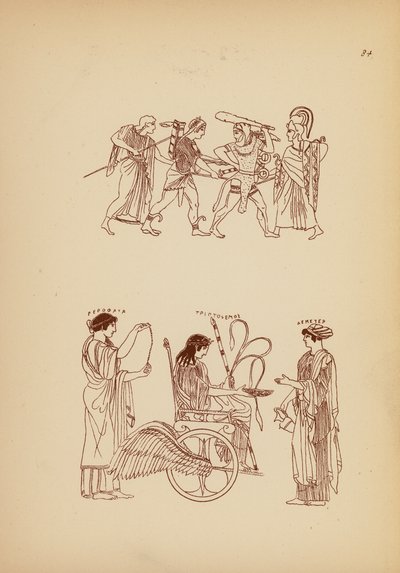 Oud-Grieks vrouwelijk kostuum door John Moyr Smith