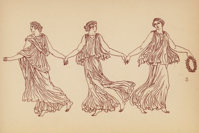 Oud-Grieks vrouwelijk kostuum door John Moyr Smith
