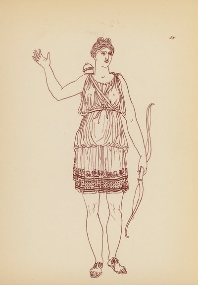 Oud-Griekse Vrouwelijke Kleding door John Moyr Smith