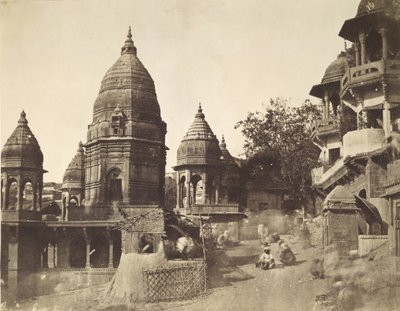 Bishessur Nath Tempel, Benares door John Murray