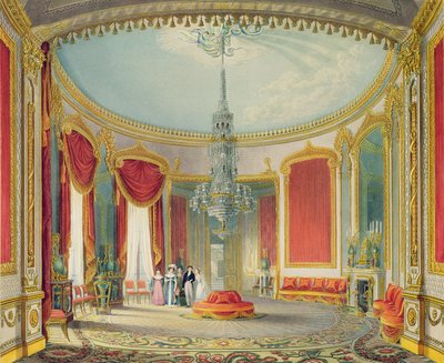 De salon in zijn laatste fase uit 
