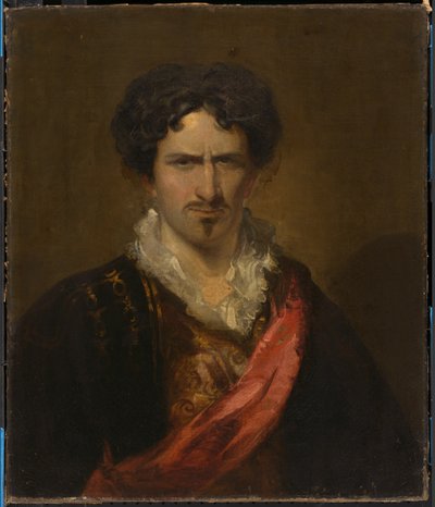 Junius Brutus Booth als Sir Edward Mortimer, 1823 door John Neagle