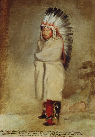 Meschef van de Pawnee Loups, 1821 door John Neagle