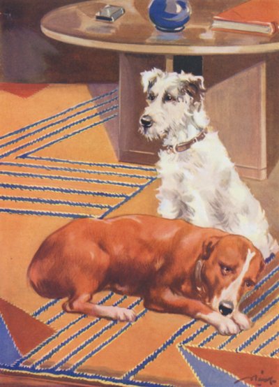 Illustratie voor Beautiful Joe door Marshall Saunders door John Nicholson