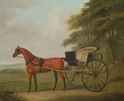 Een baai aangespannen aan een Tilbury door John Nott Sartorius