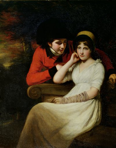 Hofmakerij in het park, 1797 door John Opie